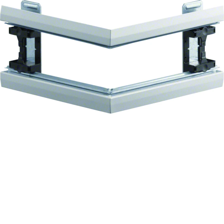 Angle extérieur pour BKIS épais 25mm simple hauteur acier RAL 9016 Pure