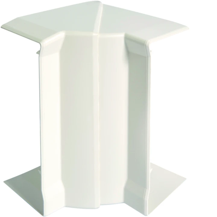 Angle intérieur variable pour goulotte d'installation GBD et GBA 50x130mm Blanc