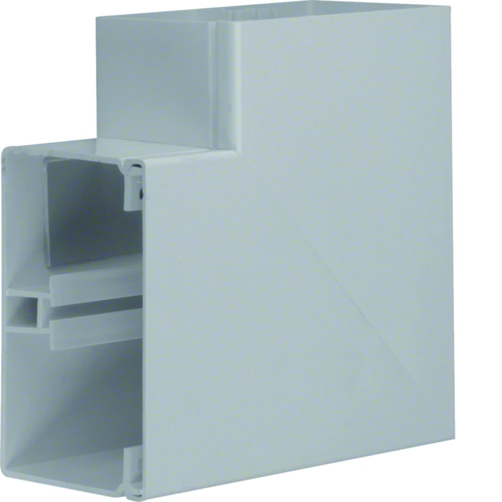 Angle plat lifea pour FB80130 h 130mm x p 82mm 4 agrafes RAL 7030 gris