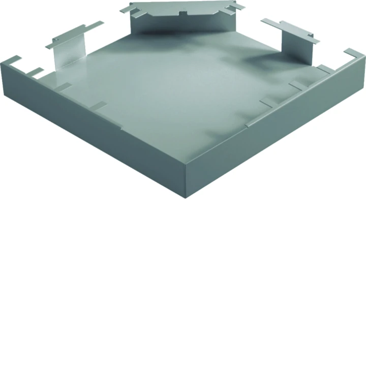 Angle plat p.DABA50080,acier,alu blanc