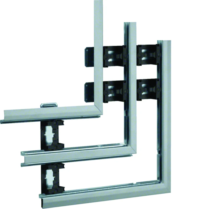 Angle plat pour BKIS épais 25mm double hauteur acier (VERZ) zingué