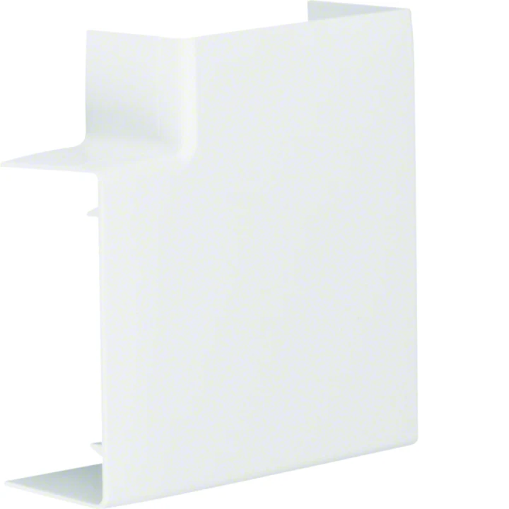 Angle plat pour goulotte de distribution lifea LFF 40x90mm Blanc