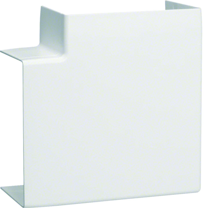 Angle plat pour goulotte de distribution lifea LFF 60x110mm Blanc
