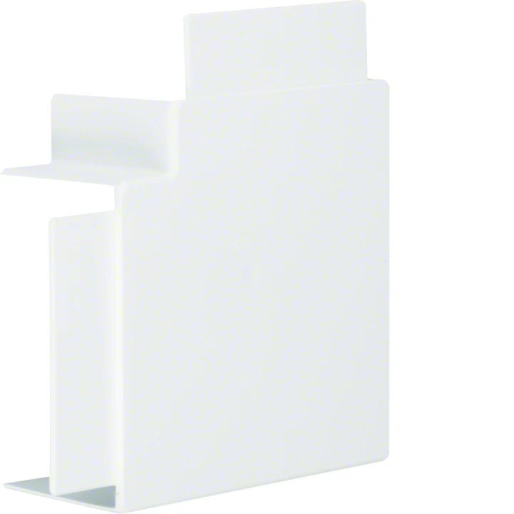 Angle plat pour goulotte de distribution lifea LFF et FB 60x110mm Blanc