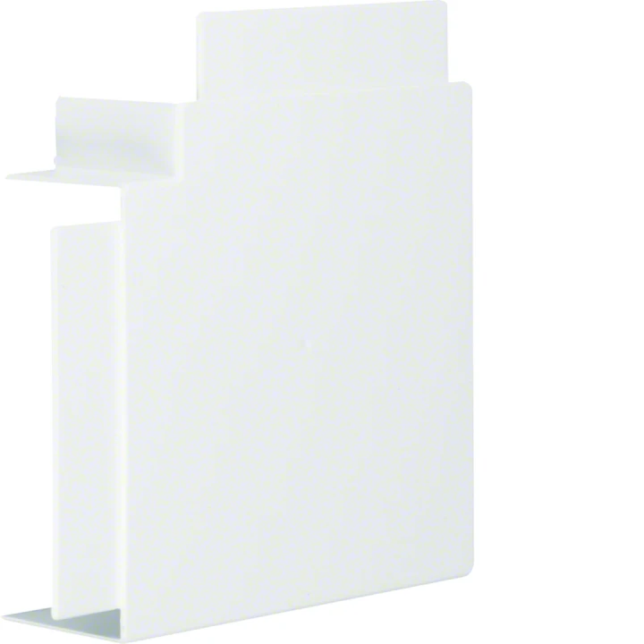 Angle plat pour goulotte de distribution lifea LFF et FB 60x150mm Blanc