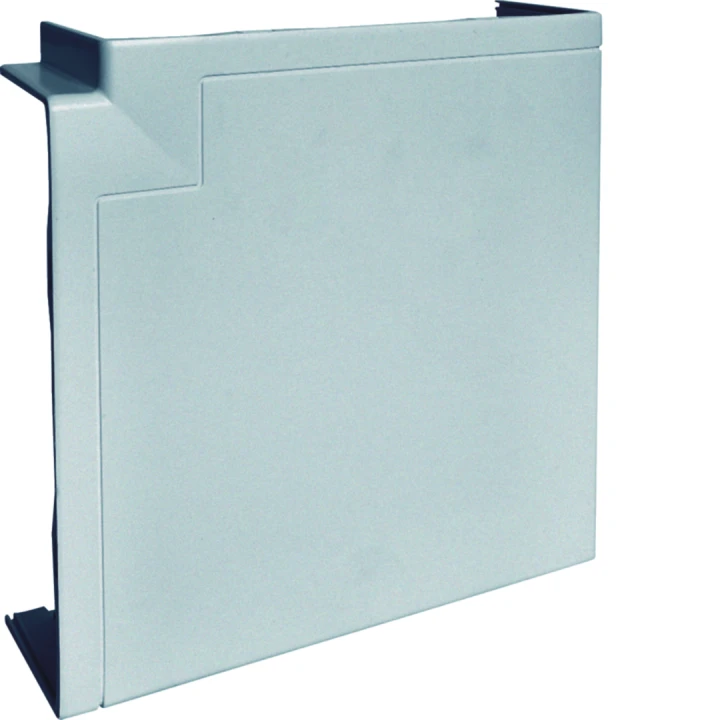 Angle plat pour goulotte d'installation GBA 50x160mm, PVC couleur Alu