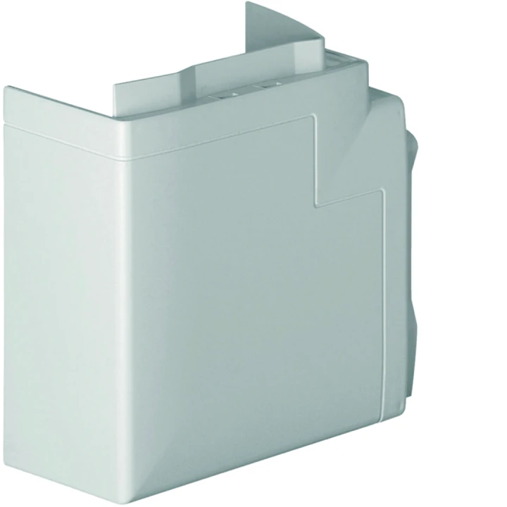 Angle plat pour goulotte d'installation GBD 50x100mm, Blanc