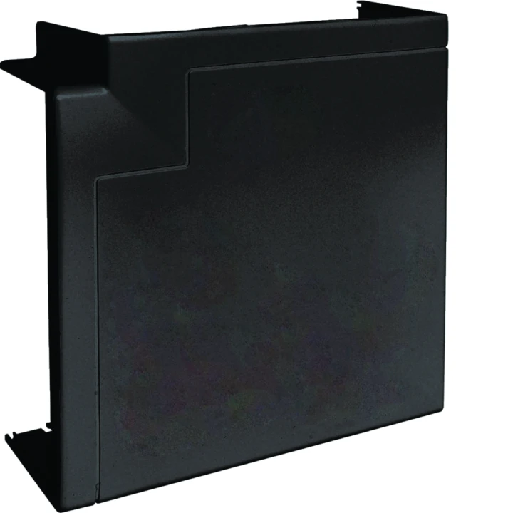 Angle plat pour goulotte d'installation GBD 50x130mm, Noir