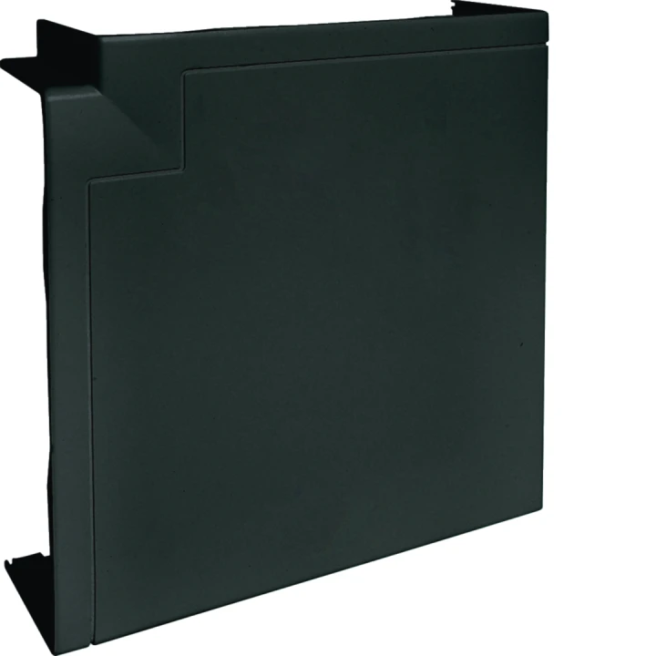 Angle plat pour goulotte d'installation GBD 50x160mm, Noir