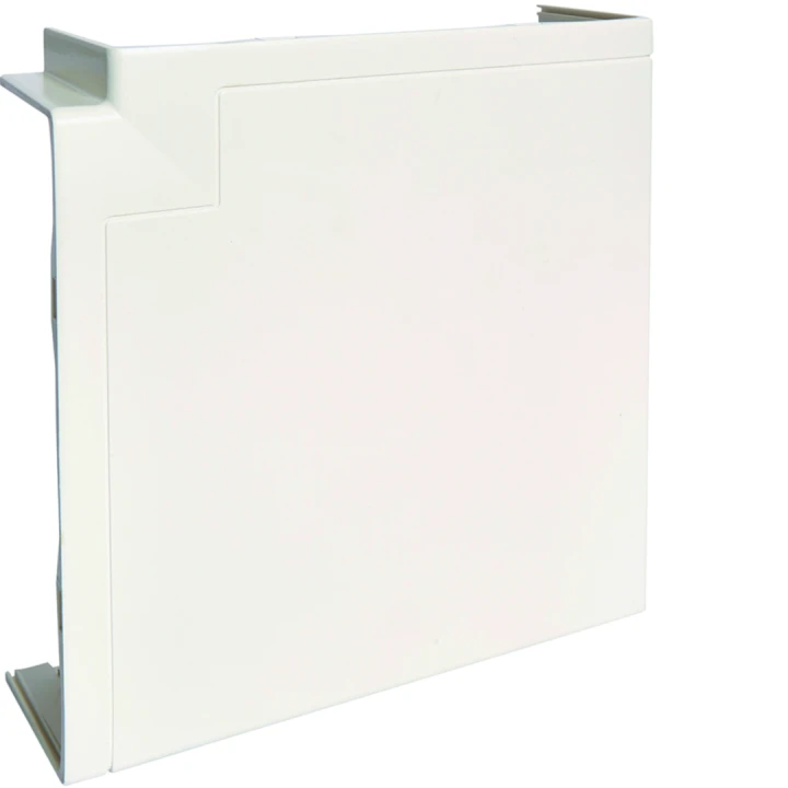 Angle plat pour goulotte d'installation GBD et GBA 50x160mm, Blanc