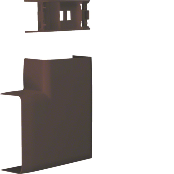 Angle plat pour moulure Ateha 20x50mm Marron