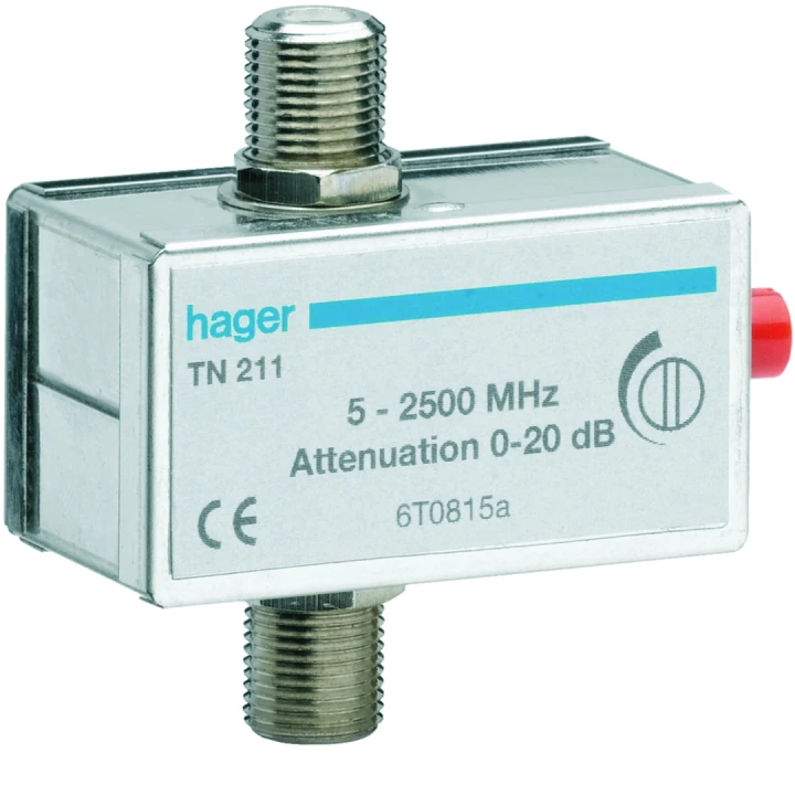 Atténuateur TV coaxial réglable 0-20dB
