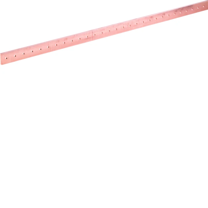 Barre cuivre perforé M6 160A 25x5x1750mm
