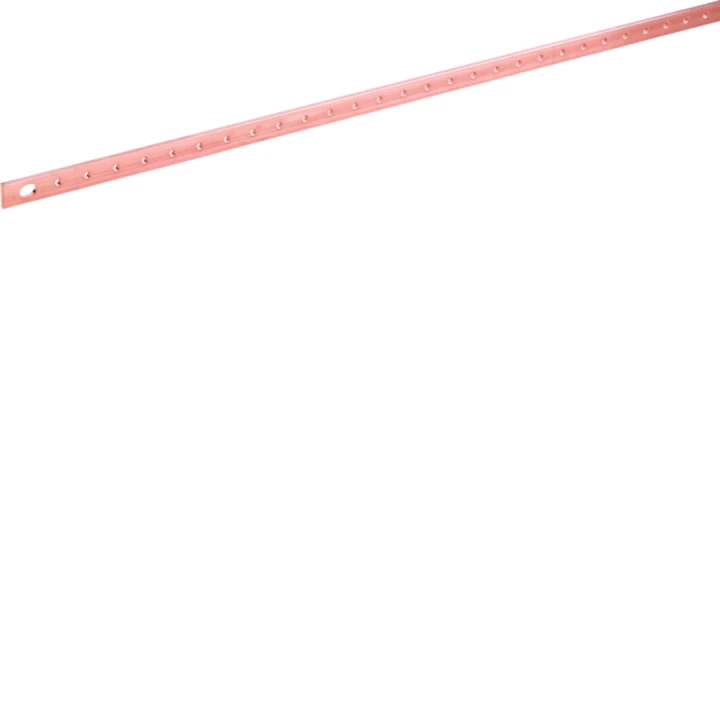 Barre cuivre perforé M6 250A 20x5x1000mm