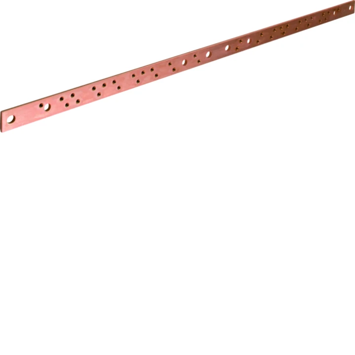 Barre cuivre perforé M6 400A 30x5x880mm