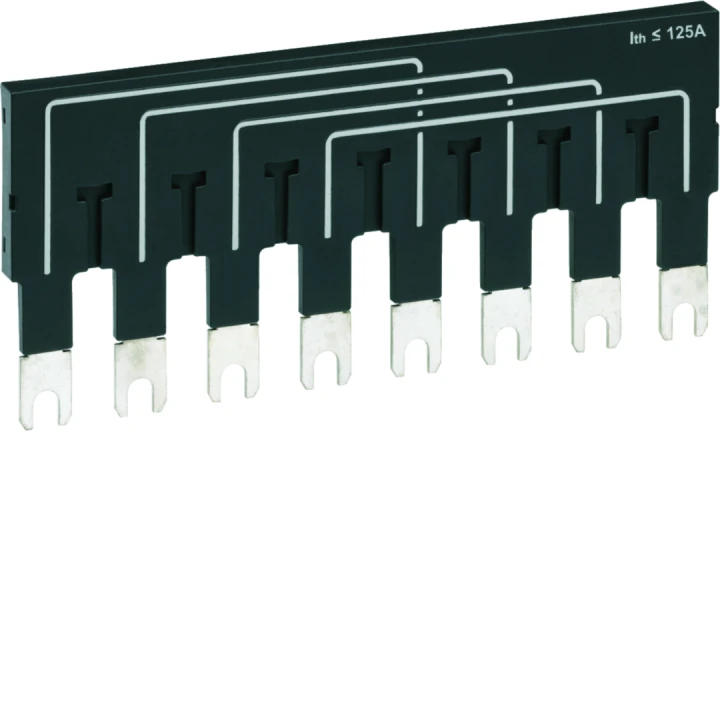 Barre de pontage 2x4P 63 à 125A pour inverseur de source automatique HICxxxA