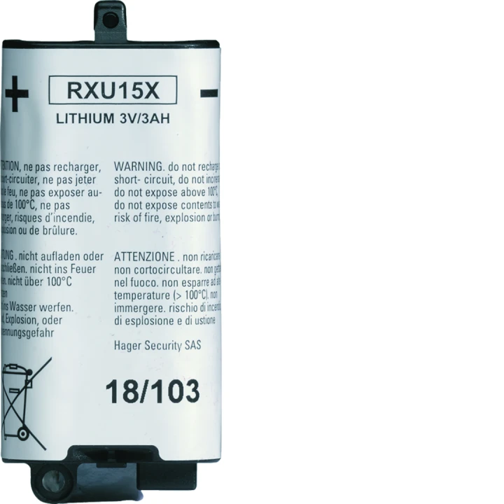 Bloc alimentation lithium détecteur extérieur images 3V - 3Ah