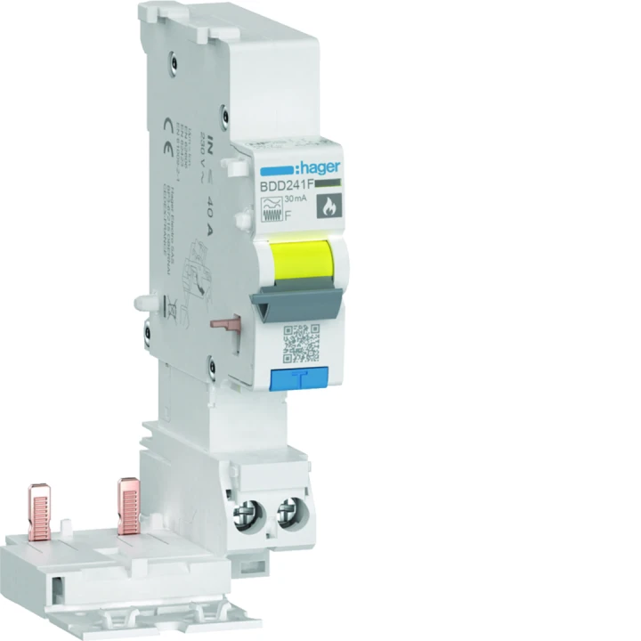 Bloc différentiel détecteur d'arcs 2P 40A 30mA type F