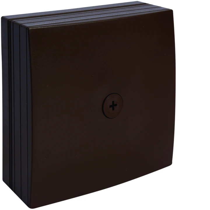 Boîte de dérivation pour moulure Ateha 115x115mm Marron