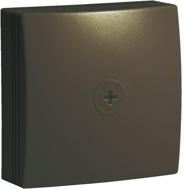 Boîte de dérivation pour moulure Ateha 75x75mm Marron