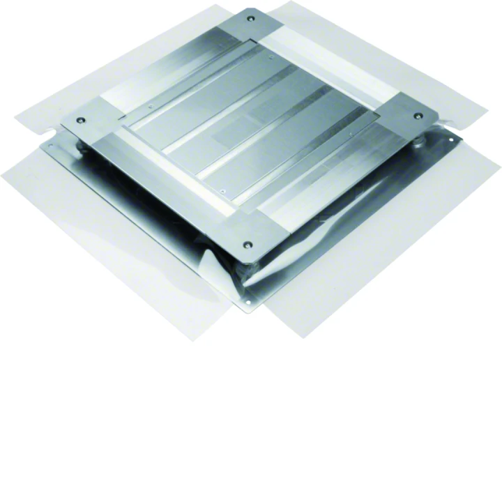 Boîte de jonction acier 290 mm avec jupes pour hauteur de chape 50-80 mm