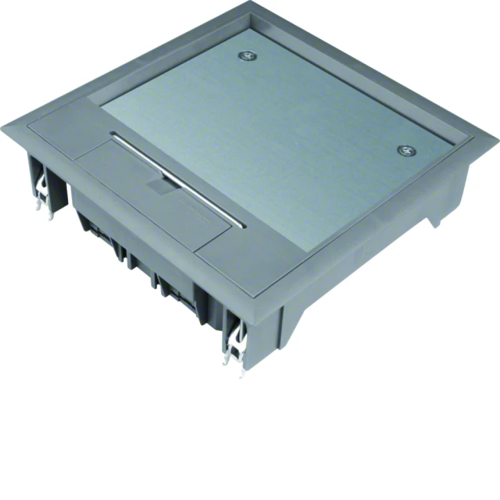 Boîte de sol carrée 12 modules revêtement 12mm max Gris