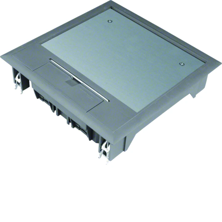 Boîte de sol carrée 12 modules revêtement 5mm max Gris