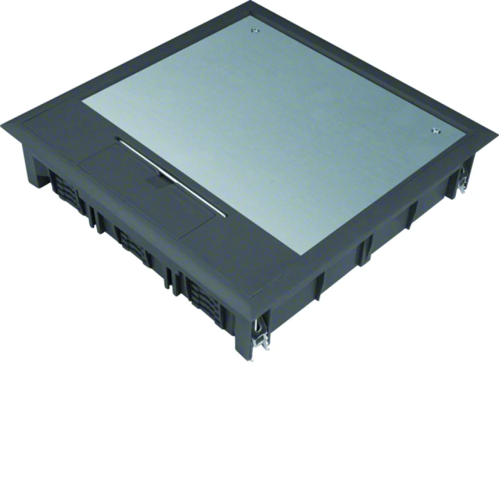 Boîte de sol carrée 24 modules revêtement 5mm max Noir