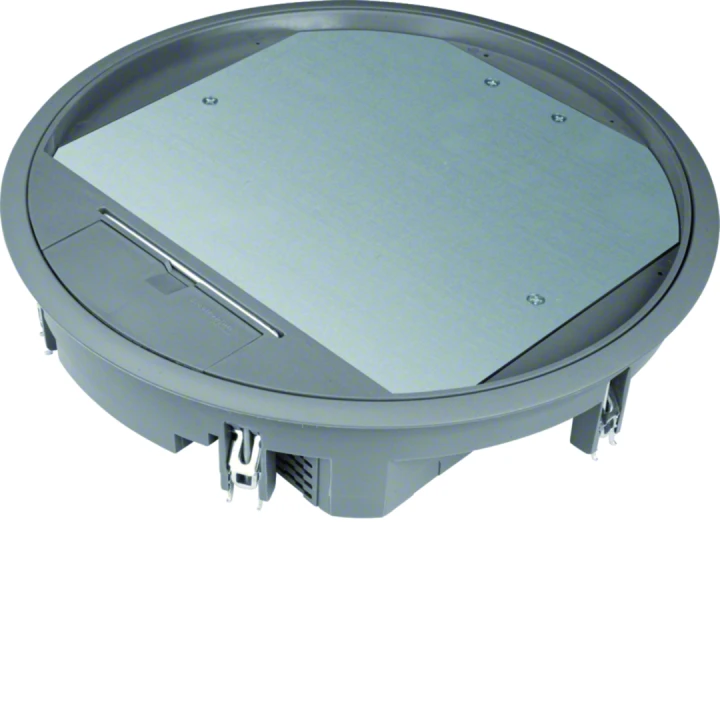 Boîte de sol ronde 24 modules revêtement 12mm max Gris