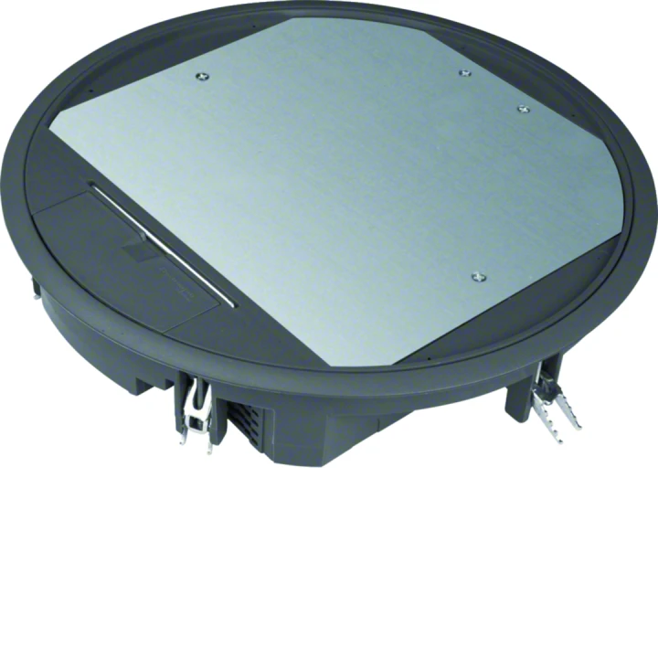 Boîte de sol ronde 24 modules revêtement 5mm max Noir