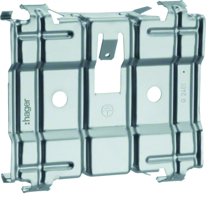 Borne de terre universelle p goulotte encastrée BKIS simple haut épais 12,5 mm