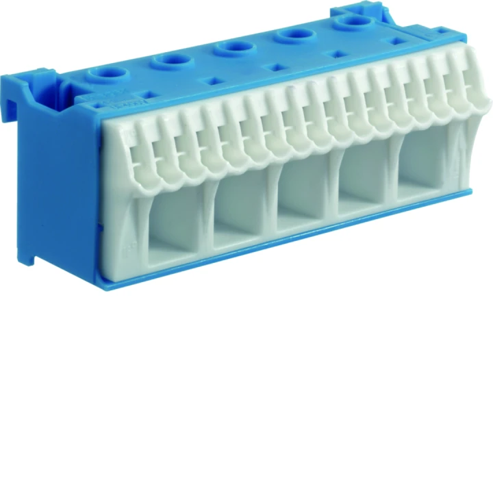 Bornier neutre sanvis 17x4mm2 + 5x25mm2, 63A