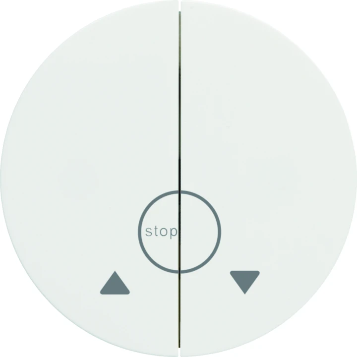 Bouton poussoir pour volet roulant Ateha Associable Blanc