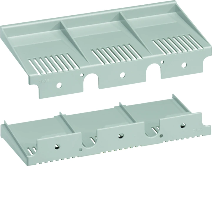 Cache borne h1000 3P court pour connexion arrière et platine sectionnable