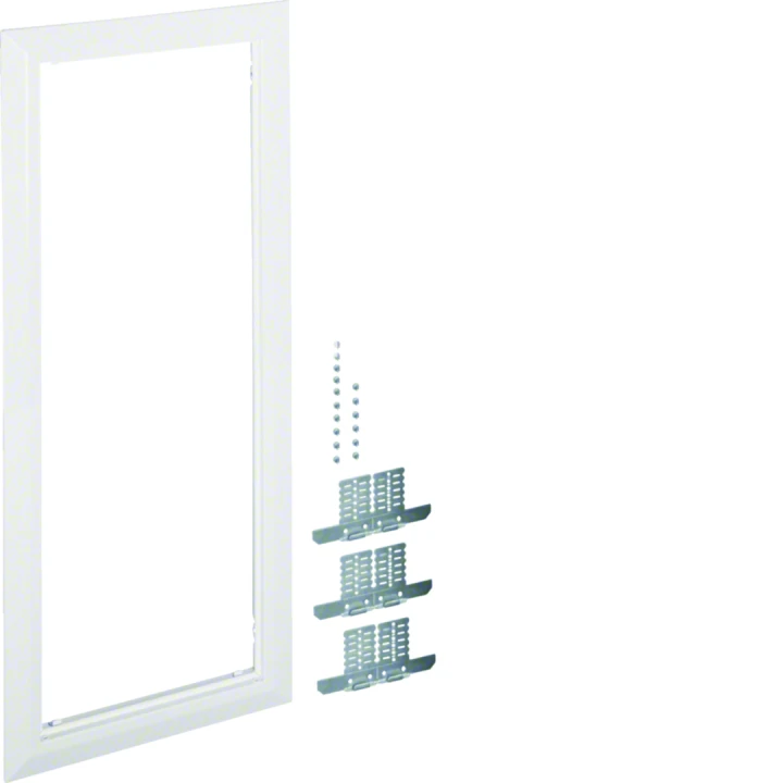 Cadre de finition univers RAL9010 Blanc pur pour armoire 1 travée H800xL300mm