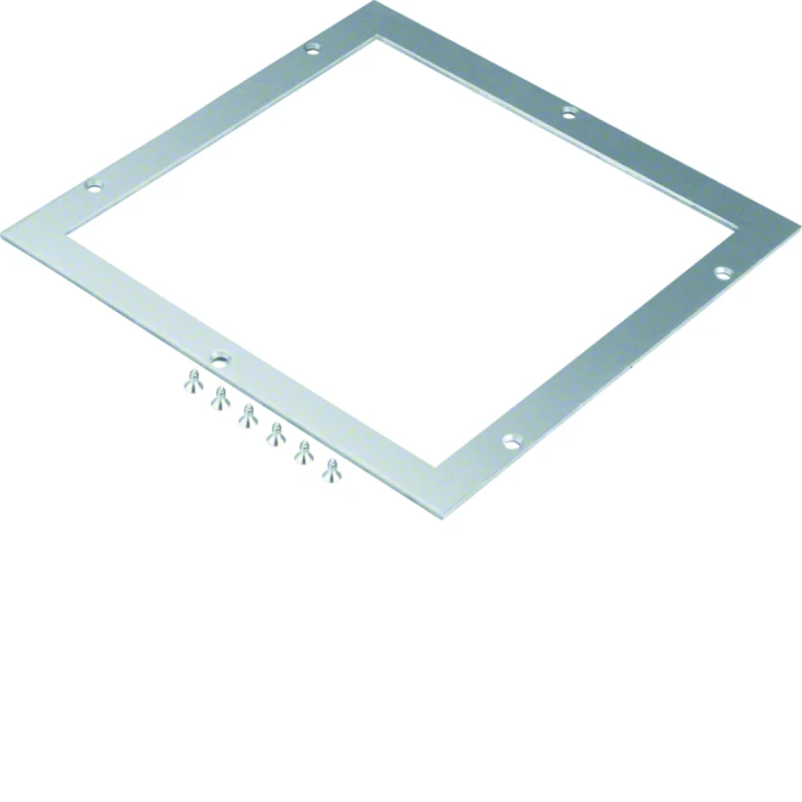 Cadre de montage l244mm x L244mm épais 4mm pour boîte de jonction acier 290 mm