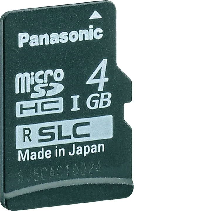 Carte micro SD de qualité industrielle capacité 4Go pour HTG411H et HTG411L
