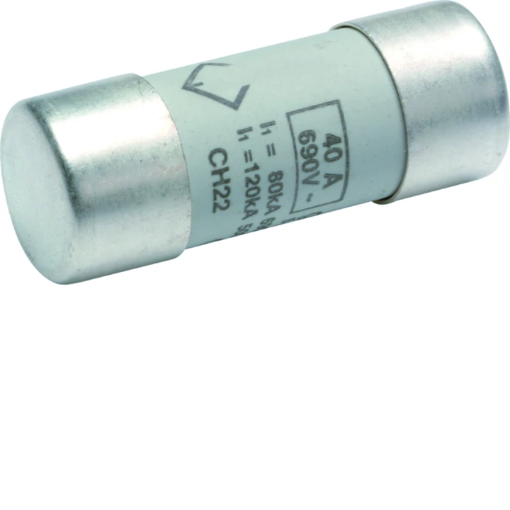Cartouche Fusible cylindrique 22x58mm gG 40A 690V AC 80kA