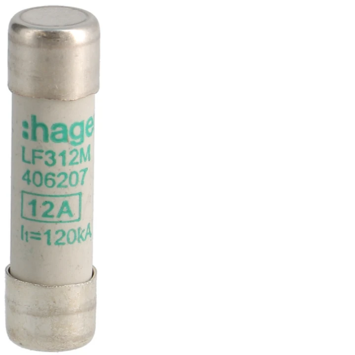 Cartouche fusible industrielle 10x38 aM 12A