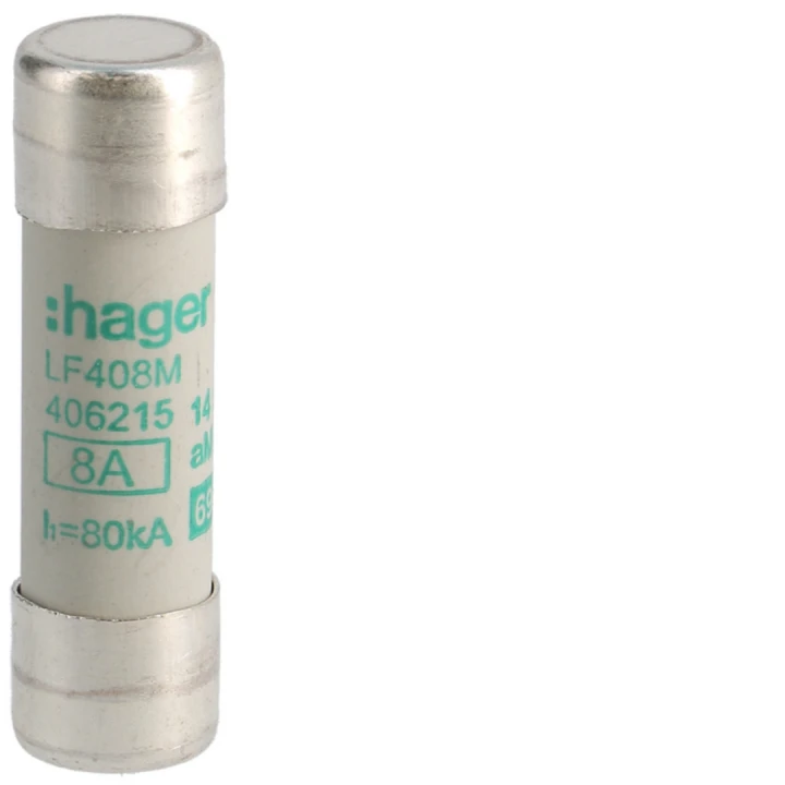 Cartouche fusible industrielle 14x51 aM 8A