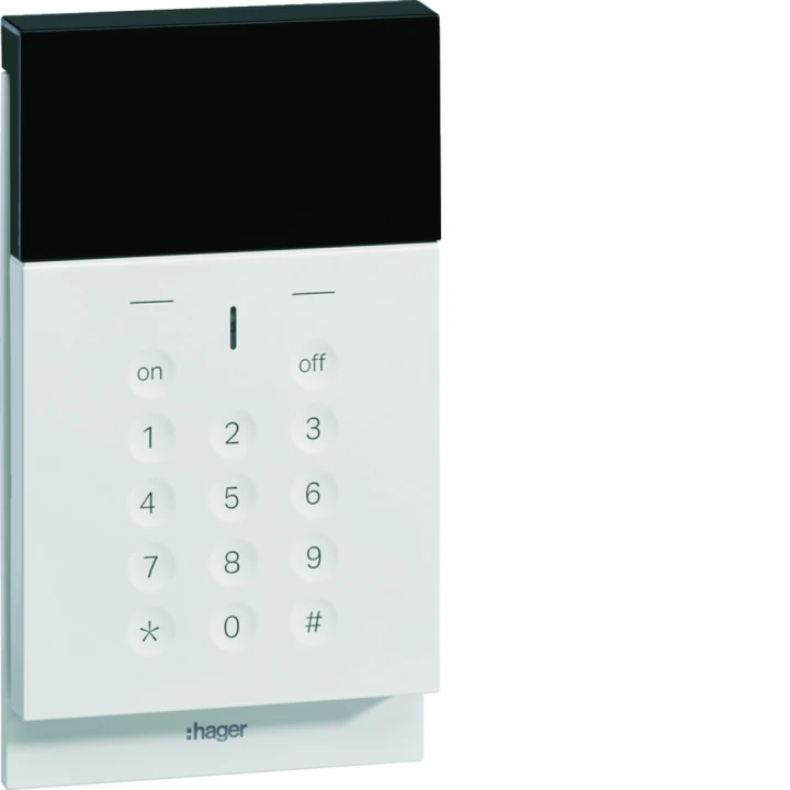 Clavier écran vocal avec badge, sepio radio
