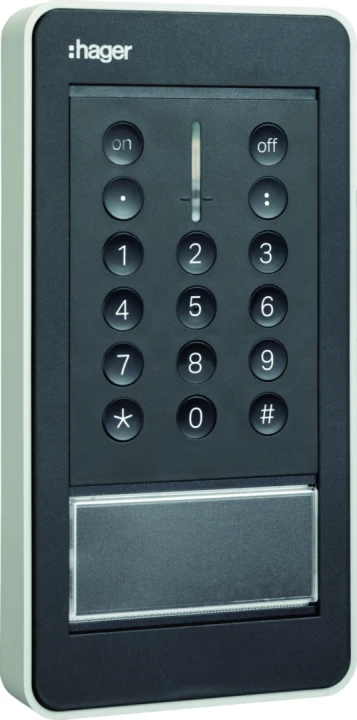 Clavier extérieur avec lecteur de badge