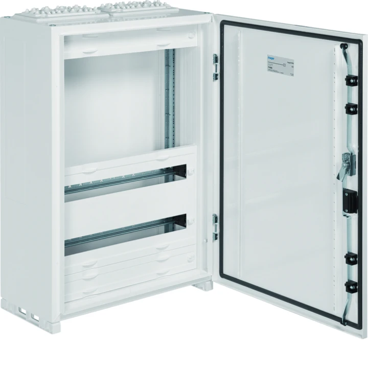 Coffret de distribution vegaD saillie IP55, 4 rangées à compléter 800x550x275mm