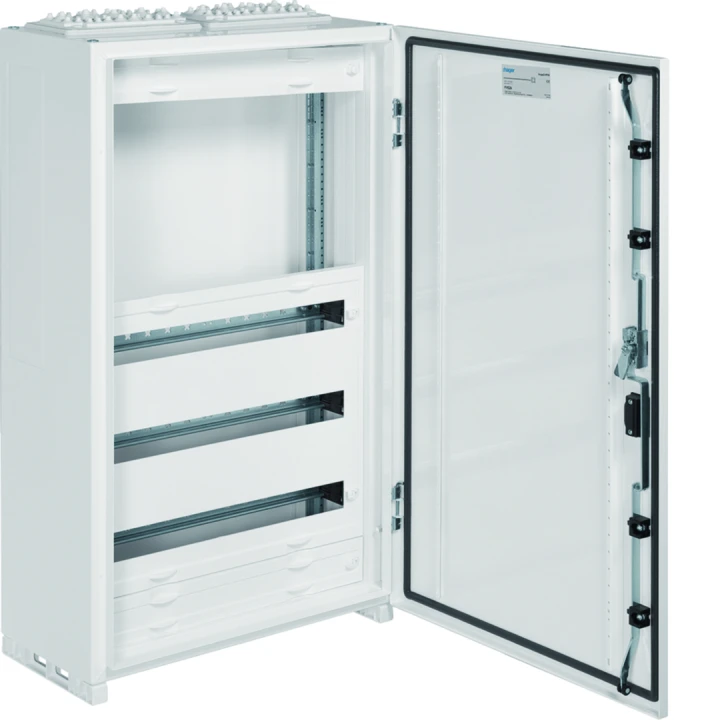 Coffret de distribution vegaD saillie IP55, 5 rangées à compléter 950x550x275mm