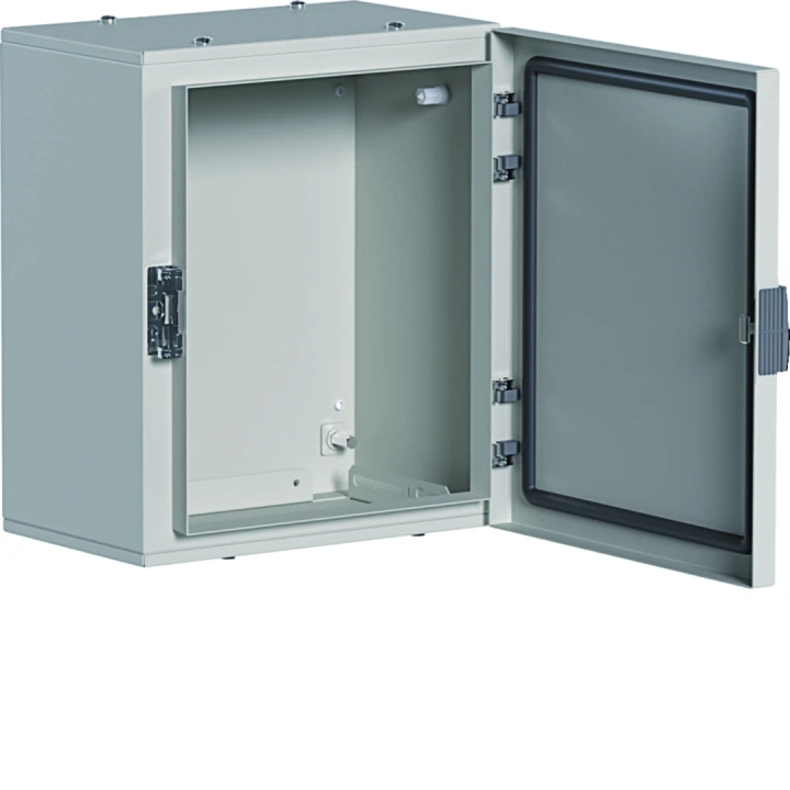 Coffret métallique porte pleine orion plus IP65 IK10 350x300x200mm Gris clair