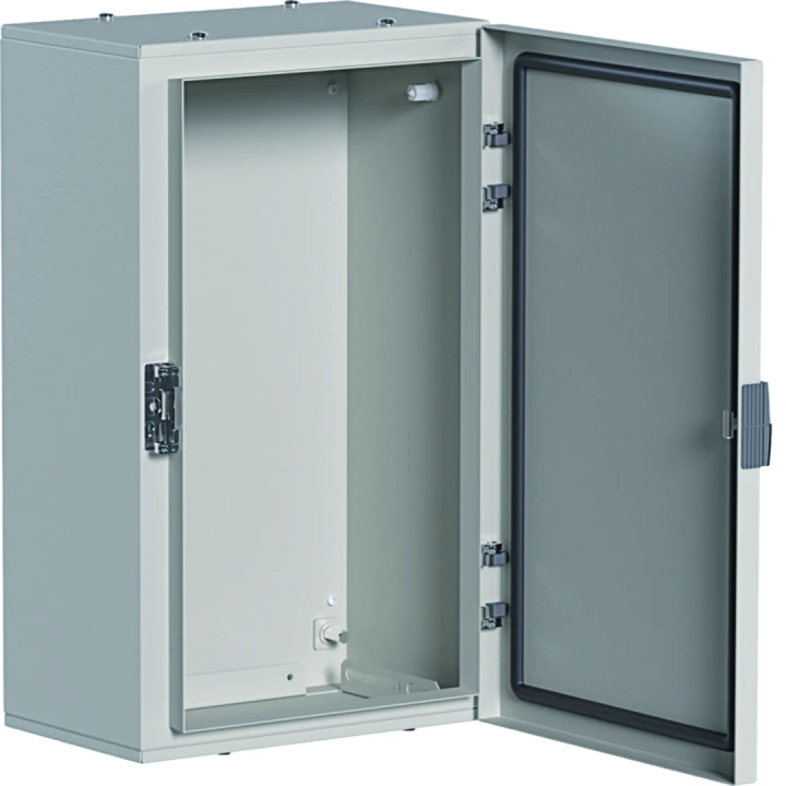 Coffret métallique porte pleine orion plus IP65 IK10 500x300x200mm Gris clair