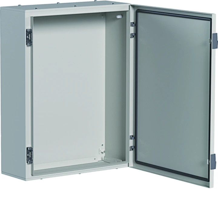 Coffret métallique porte pleine orion plus IP65 IK10 650x500x200mm Gris clair