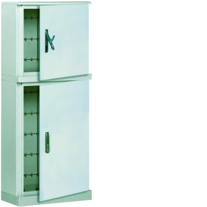 Coffret polyester porte pleine orion plus IP65 IK08 2050x1100x300mm Gris clair