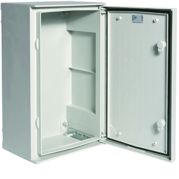 Coffret polyester porte pleine orion plus IP66 IK10 500x300x200mm Gris clair