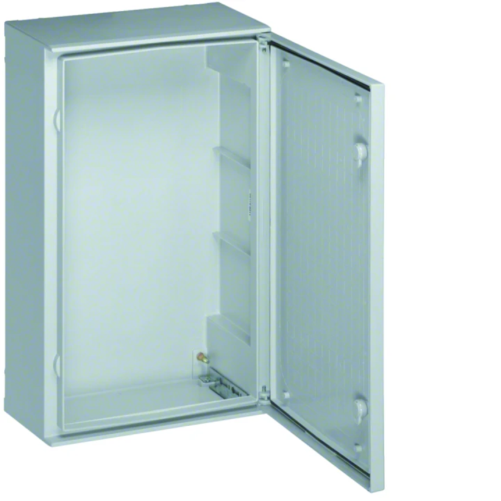 Coffret polyester porte pleine orion plus IP66 IK10 650x400x200mm Gris clair